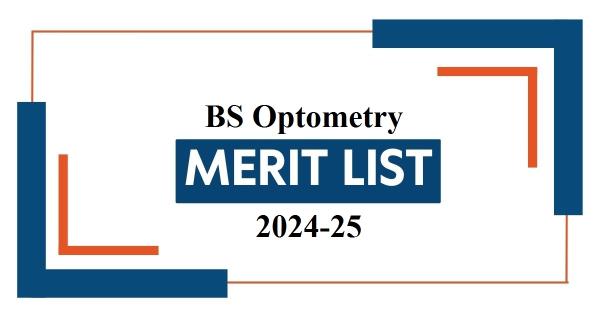 BS Optometry Merit List in PICO